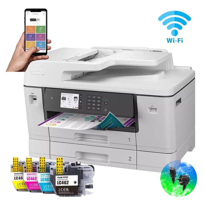 Brother MFC- J3940 DW – Kolorowe urządzenie atramentowe A3 4w1